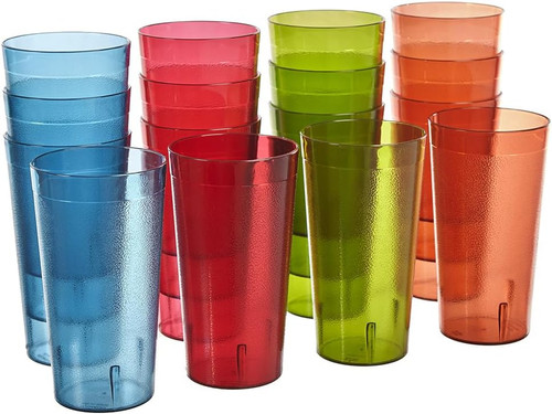 Cafe plastic reusable tumblers - plastic,